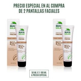 Bloqueador Solar Facial Fps50 Pantalla Mineral Piezas