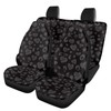 Leopard Print Car Seat Cover Breathable Front Bucket Seat Covers