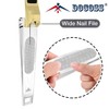 DOCOSS- Pack Of 2-Quality Gold Nail Clippers Antique Nail Cutter