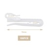eMagTech 100PCS 70mm Curtains Hooks Adjustment Deep Pinch Pleat Hooks