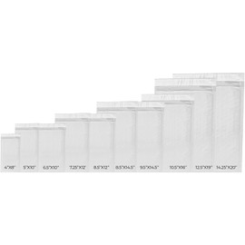 50-Pack Waterproof Poly Bubble Mailers 5 x10 - Thick, Durable, Instant Seal Envelopes with Strong Adhesive - Protective Shipping Mailers for Jewelry, Cosmetics, SD Cards, USB Cables