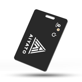 Rechargeable Bluetooth Item Finder Card for Wallet, Keys & Luggage .Lost Wallet Finder, Bluetooth Tracker,Works with Apple Find My