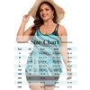 Arolina Plus Size Bathing Suits for Women Tummy Control Tankini