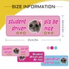 Student Driver Magnet Sticker for Cars - Funny Reflective Hamster