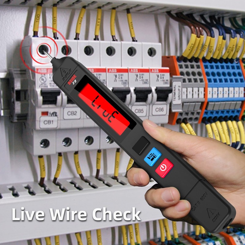 BSIDE Z2 AC Voltage Tester Non-Contact Voltage Detector Pen, Electricity