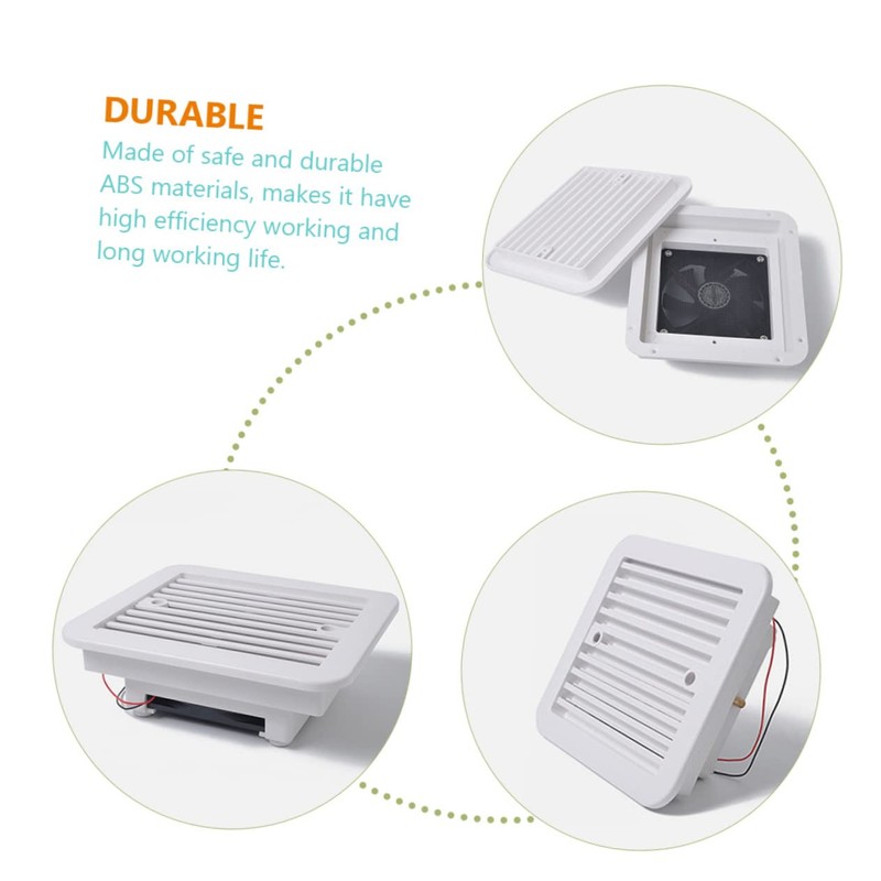 CHILDWEET Rv Ventilation Fan Exhaust Outlet Fan for Bathroom Quiet