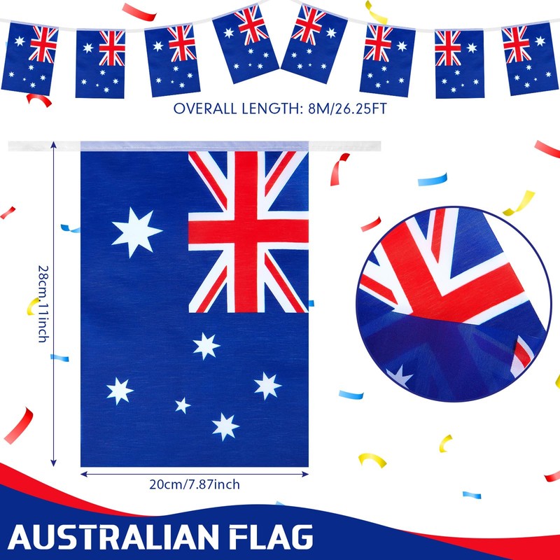 Australian Party Decorations Set, Including 24 Pcs Kangaroo Balloons Australia