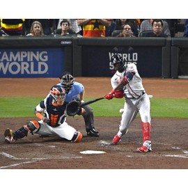 SPORTSPHOTOSUSA Jorge Soler 3 Run Home Run Atlanta Braves World Series Champions 8X10 Photo