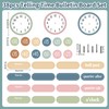 Hedeey Boho Rainbow Clock Numbers Bulletin Board Decorations Classroom Decoration