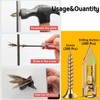 Expansion Screw Sleeve - Hammer Driver Anchor with Screw Nail-in
