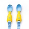 Bibado Attachable Weaning Cutlery Spoon & Fork Set (Ducklings Pool Party)