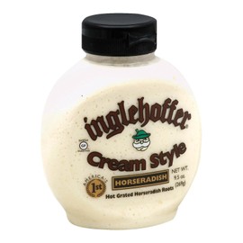 Inglehoffer Cream Style Horseradish, 9.5 Ounce Squeeze Bottles (Pack of 6)