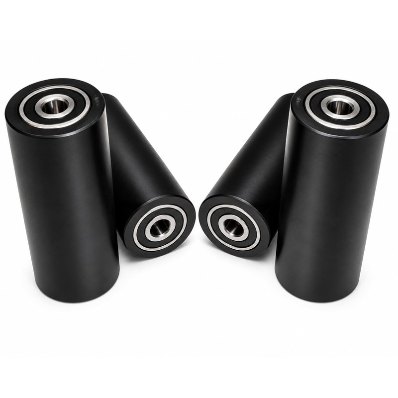 4 x Polyamide Wheels Diameter 40 mm with Ball Bearings