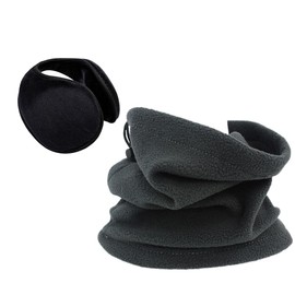 Motorcycle Neck Warmer + Ear Warmer, Tube Scarf Men, Neckerchief Men and Women for Outdoor Skiing Motorcycle Running Cycling Bicycle