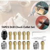 16 Piece Drill Chuck Set Compatible with Dremel, Drill Chuck