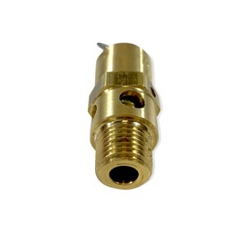 Brass, 1/4" NPT Industrial Hard Seat Safety Pressure Relief Valve, Made In The USA (25 PSI / 30 SCFM)