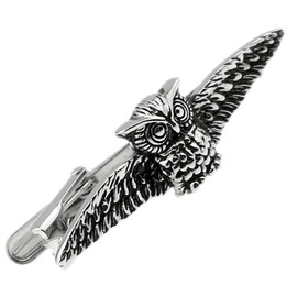 フクロウ ネクタイピン タイバー タイピン n02399