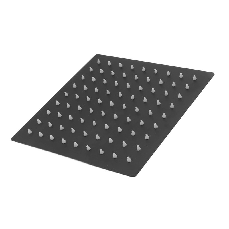 Stainless Steel Rainfall Shower Head Bathroom Square Top Ceiling Mount