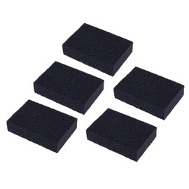Sponge 5Pcs Carborundum Sponge, Non- Scratch Emery Brush Kitchen Scrubber Pot Cleaner for Home Restaurant Hotel (Black) Bowl Dish Washing Cleaning Brush Cleaning Brush