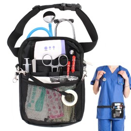 yowodana Nurse Pouch, Nurse Bag, Waist Pouch, For Work, Nurses, Caregivers, Nurses, Nurses, Nurses, Nurses, Nurses, Nurses, Nurses, Hairdressers, Large Capacity, 2-Way Sit, Multi-functional, Tool
