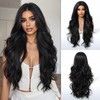 Looxey Long Wavy Wig for Women 28 Inch Curly Hair