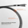 Draga De Tubería De Drenaje Doméstica De 15m, Máquina De