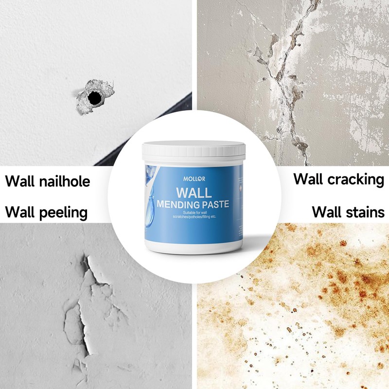 Mollor Drywall Repair Kit - Wall Patch & Spackle Paste