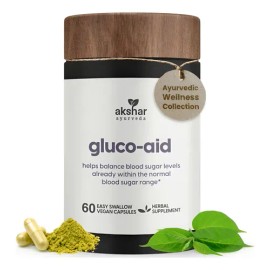 Akshar Ayurveda Gluco Support 60 Cápsulas
