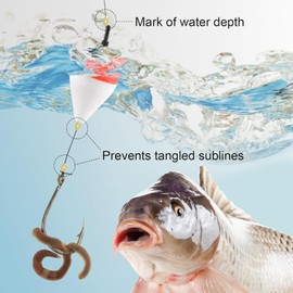 XoeLLe Pack of 150 Fishing Bobber Stoppers, Rubber Stoppers Fishing 6 in 1 Rubber Beads Line Stopper Fishing Floats Fishing Trout Stopper Sinker Stops Oval Float Stopper Floats Fishing Accessories (L)