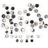 30Pcs Women Shirt Instant Cover up Button Pearl Safety Brooch