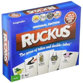 Imagination Gaming Ruckus Fast Paced Card Game For 2 To 5 Players Ages 5 And Up Family Fun Game