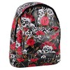 Brand EyeCatch - Ladies Skull Roses Backpack Rucksack Girls School