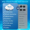 PoolMr Cordless Robotic Pool Cleaner - Above Ground Pool Vacuum