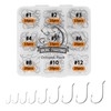 UCEC Small Fishing Hooks Freshwater, 150PCS Barbed Octopus Hook Kit, Catfish Circle Hooks Saltwater Fishing Hook Set High Carbon Steel Size #1#2#3#4#5#6#8#10#12