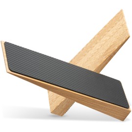 BAM BOO BOX Trstopper rutschfest aus 100% FSC Bambus - 2er Set Trkeil aus Holz - Fester Trstopper boden mit Gummi - Trkeile fr alle B?den - Holzkeile fr alle Arten von Tren - Door stopper