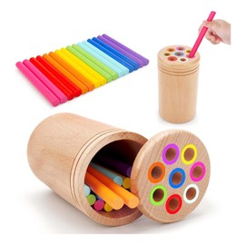 Mailfull Montessori Toy from 1 2 Years Wooden Sorting Game Motor Skills Toy from 1 Year Sensory Toy Baby Learning Toy Gift for Toddlers