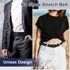 TOURZOO No Show Invisible Belt for Women/Men Elastic Web Strap