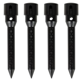 8 in. DEEP DRIP Garden Watering Stake (4 Pack) (Black) | UV-Protected ABS Plastic Deep Root Irrigation Spike for Flowers, Fruits, Vegetables, Potted Plants