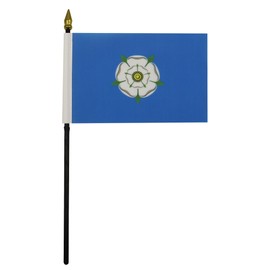 AZ Flag Table Flag Graphical Yorkshire Old 15 x 10 cm Gold Splits Yorkshire Table Flag 10 x 15 cm