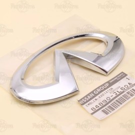 Nissan OEM Genuine Nissan INFINITI G37 Q60 Rear Trunk Lid Silver Logo Emblem 84890JL60A