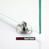 JQK Bathroom Glass Shelf, Tempered Glass Shower Storage 12 by