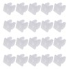 EMSea 20x Vehicle Screw Grommets Insert Expanding Nuts White Plastic