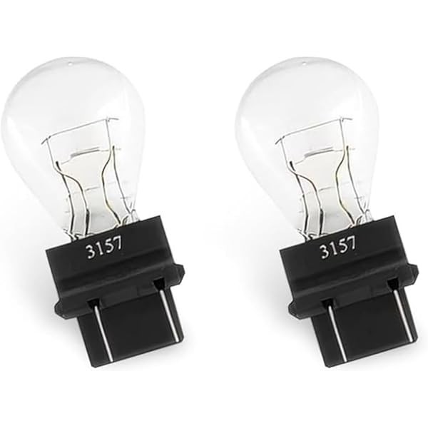 3157 tail/brake light bulb/Turn Signal Bulbs, 12V P27-7W 3000K White,