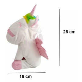 Unic Mochila Unicornio Peluche Niñas Kawaii Suavecita Afelpada