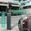 MHHQ Commercial Trash Can Disposal Outdoor Vertical Trash Can Standing