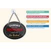 schilderkreis24 Tin Sign Funny Saying "Studieren kann Jeder. Handwerker." Decorative