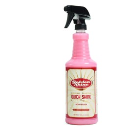 GOLDEN SHINE Quick Shine Instant Detail Spray, 32 Ounce Bottle Cleans and Shines Your Vehicle 10032