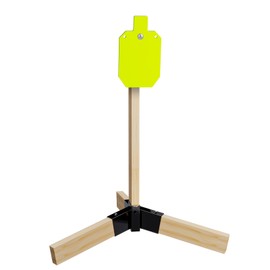 Highwild Target Stand System AR500 Steel Target Complete Kit -7" x 12" x 3/8" Silhouette with 2x4 Stand Mount Kit
