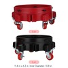 5 Gal Bucket Dolly 2-Pack, 5 Locking Casters, Connectable Bases,
