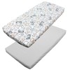 TupTam Baby Fitted Sheet for Baby Cot Bed Pack of